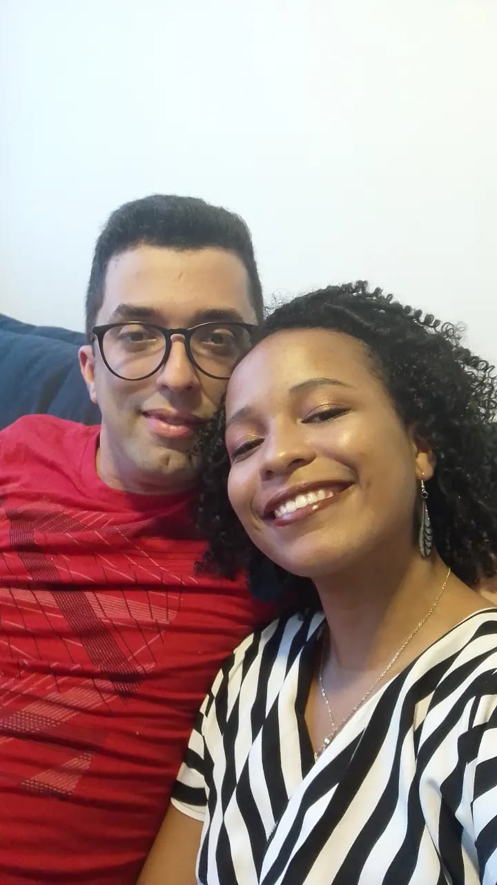 Vitória e Adilson em ensaio history 7